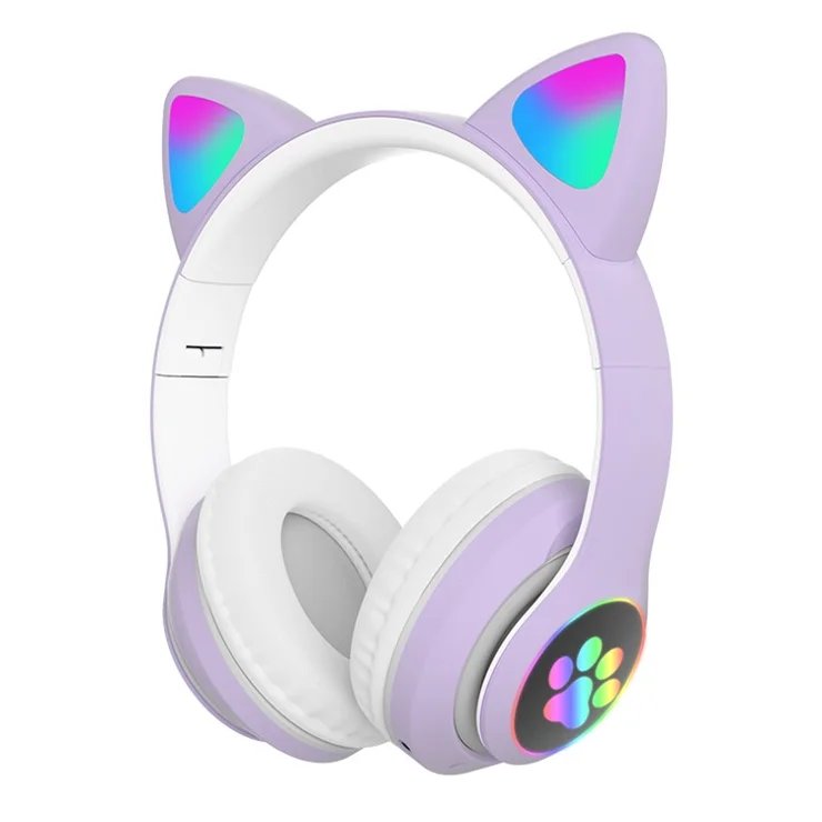 Cat Ear RGB Wireless Headphone STN-28