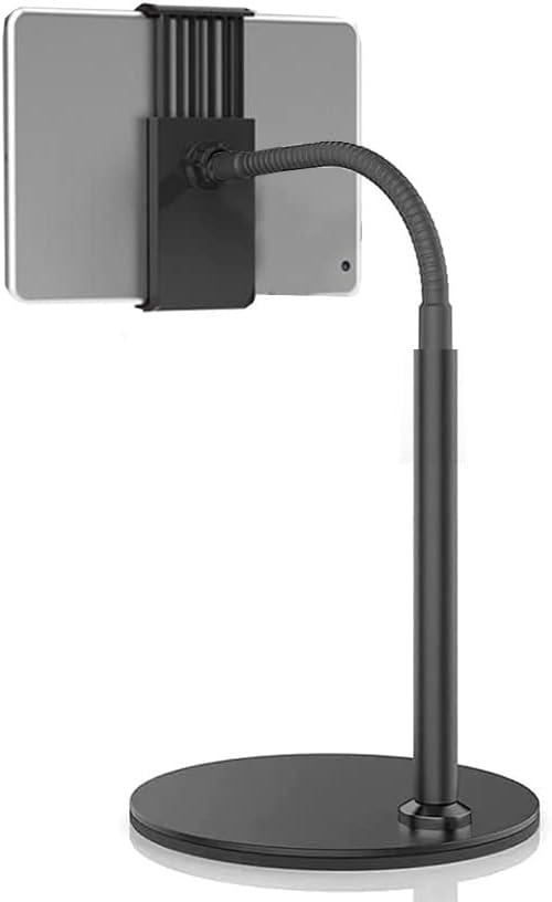 Mobile Phone Stand Vocal Stent Multifunctional Bracket Of Desktop Video Frame Use for Phone and iPad, Universal Lazy Stand Holder Stents Flexible Desk Table Bracket - Black