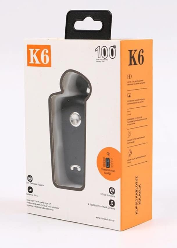 K6 SIKI KLIPS Bluetooth Headphones