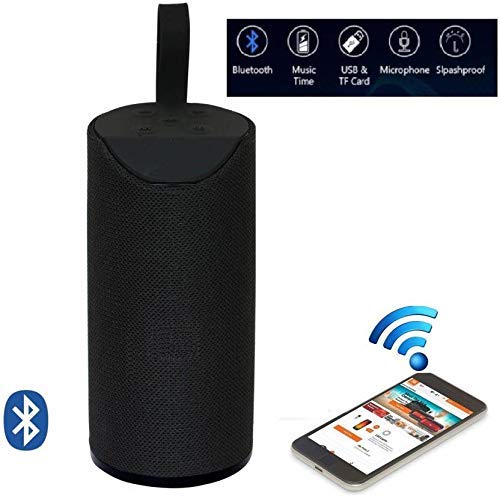 TG-113 Super Bass Portable Bluetooth Speaker with Mic Compatible, Calling/FM Support/AUX/USB/SD Card Suppor with All Smartphones(Black)