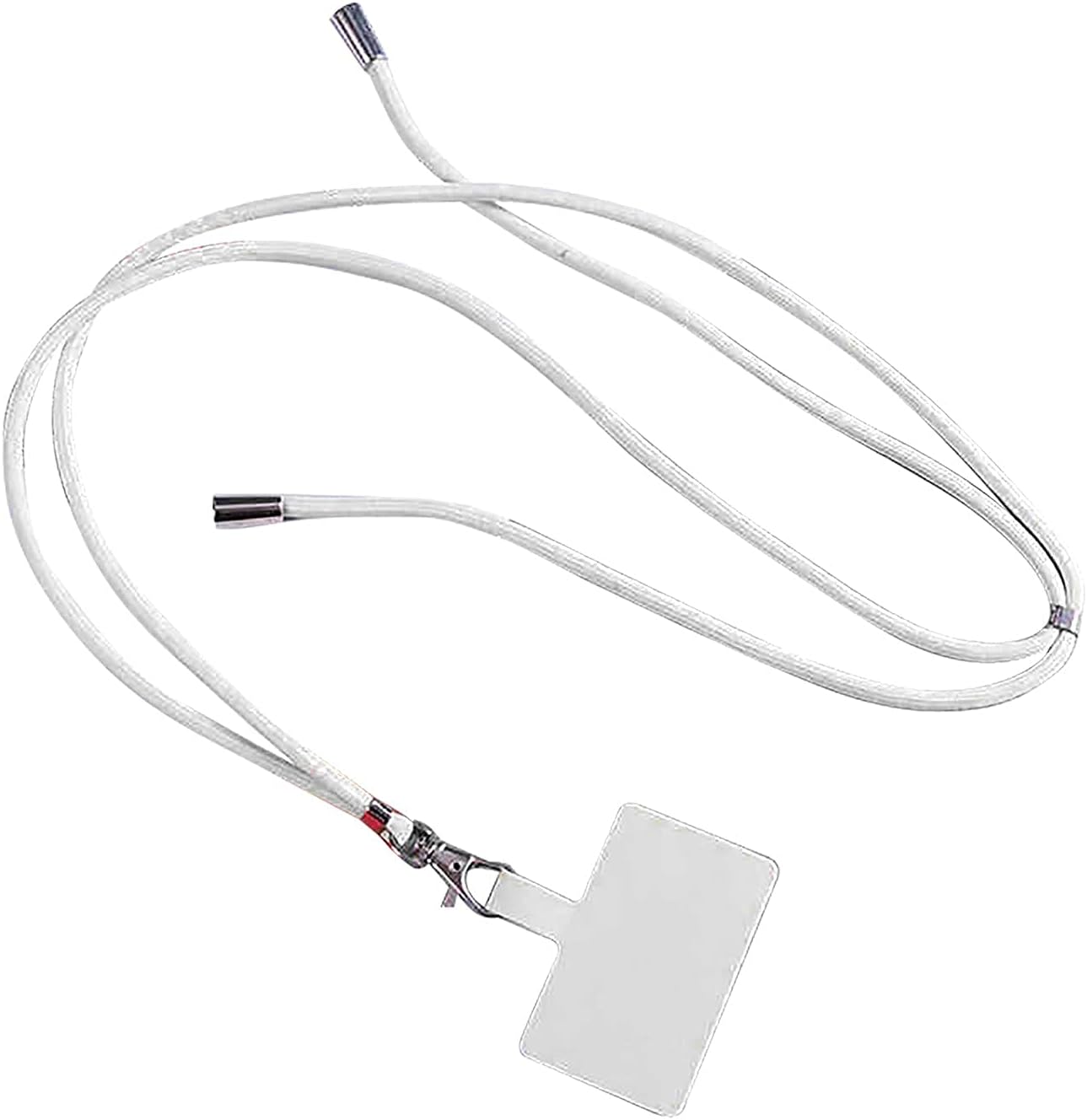 Benoon Phone Lanyard, Neck Strap, Universal Cell Phone Lanyard Adjustable Phone Tether Safety Strap, Phone Protective Cover Shoulder Strap for Outdoor White