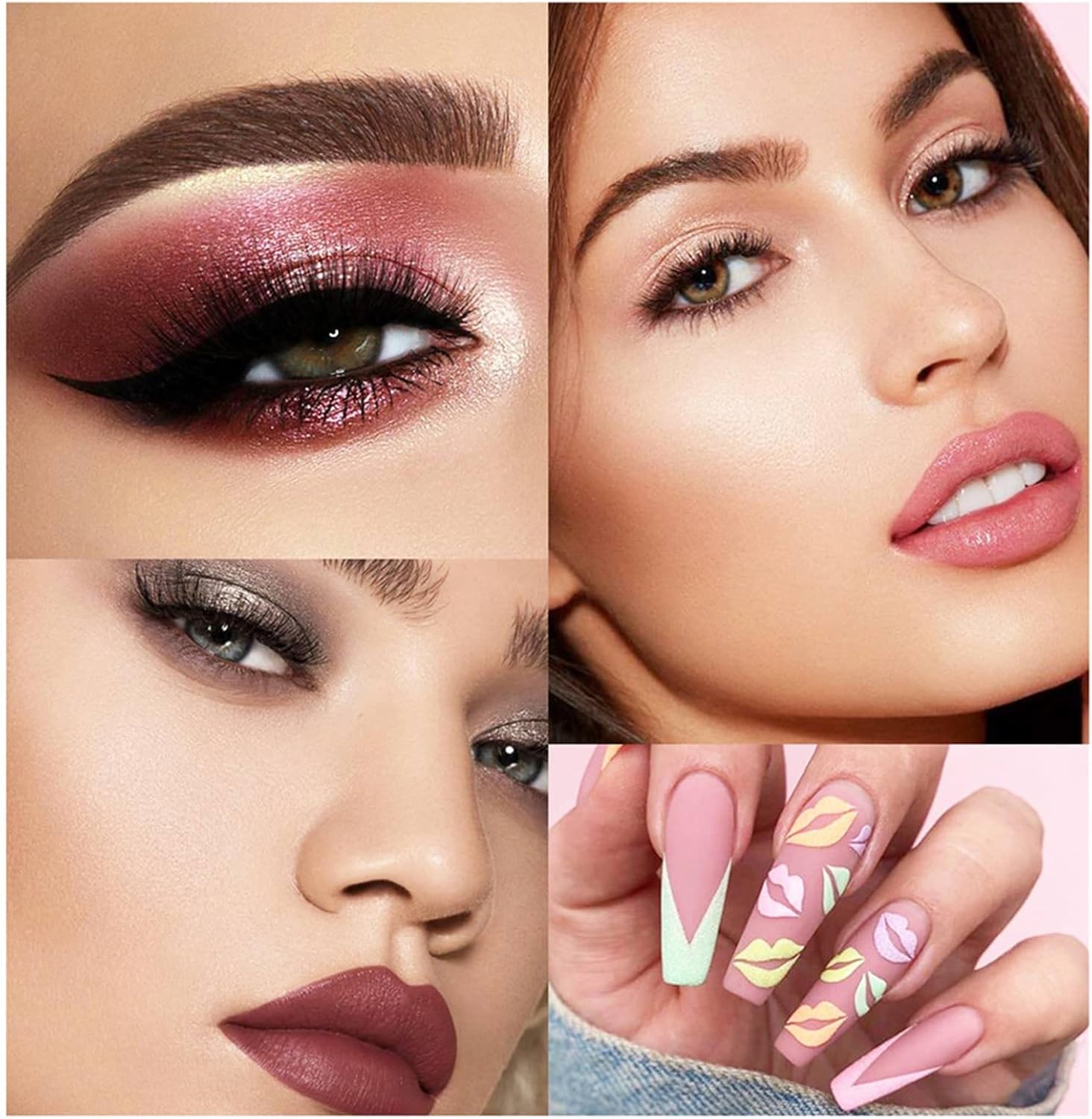 All in Onne Makeup Kit Set 1157 | Makeup Starter Kit for Girls | Makeup Set kit Eyeshadow Full Foundation | Makeup Set Eyeshadow Powder Lip Colors Kit