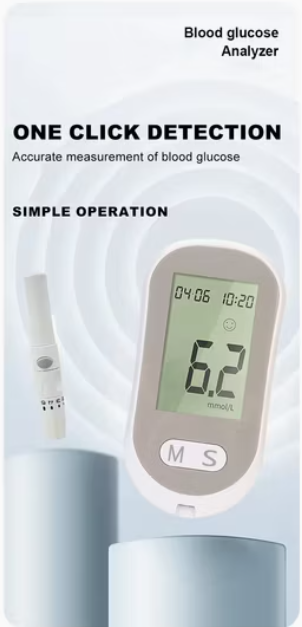 Bme-G058 Home Blood Glucometer Rapid Blood Glucose Meter Testing with Test Strip