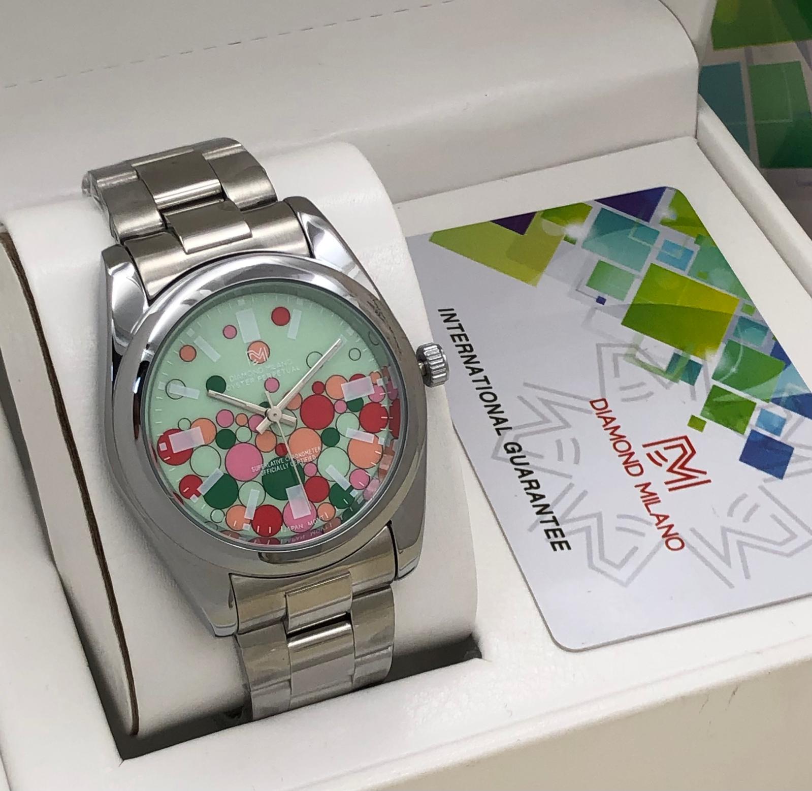 Prestige – Men’s Stainless Steel Watch with Green Dial