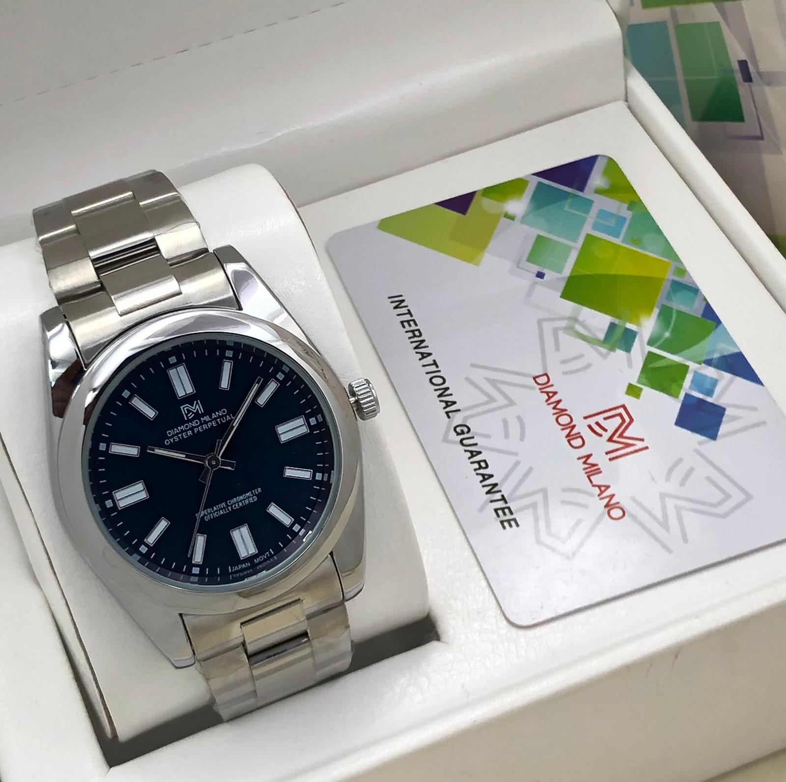Prestige – Men’s Stainless Steel Watch with Green Dial