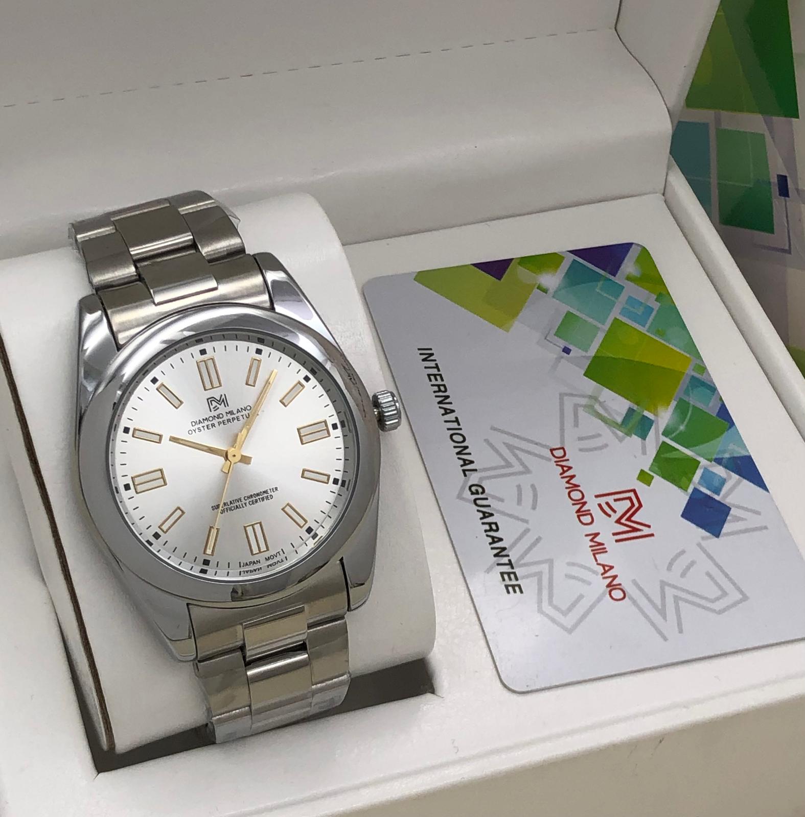 Prestige – Men’s Stainless Steel Watch with Green Dial