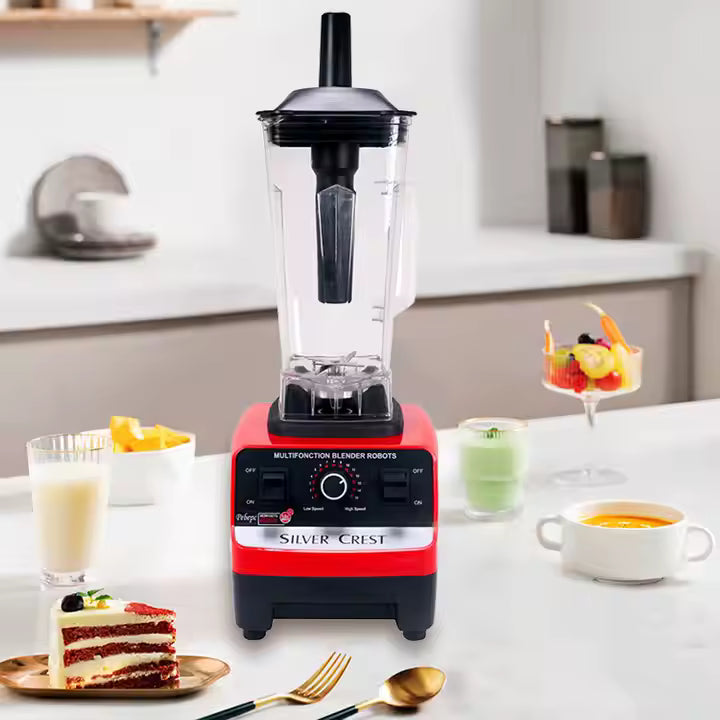 In Stock High Speed 2L Heavy Duty 3000W Electric Commercial Smoothie Mixer Food Blender