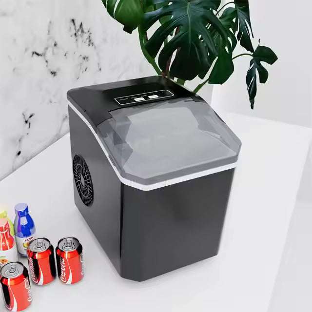Freestanding Automatic Liquid Freezer Ice Generator 12Kgs Automatic Ice Makermachine Household Mini Portable Ice Maker Machine