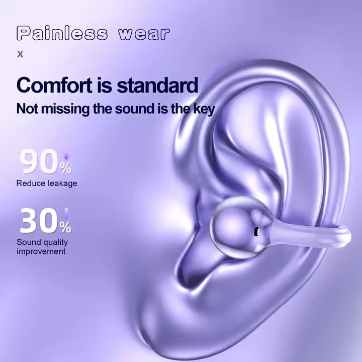 OEM LOGO YXG-10 Wireless Headphones Fone BT5.4 Headset With Mic Handsfree Noise Canceling Earphones Clip Ear Music Sports YXG10