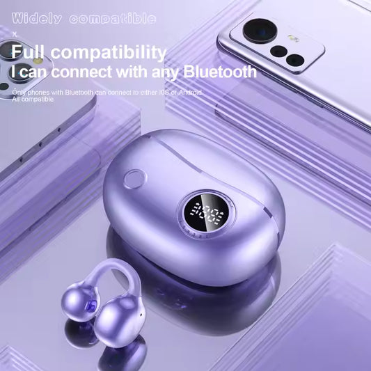 OEM LOGO YXG-10 Wireless Headphones Fone BT5.4 Headset With Mic Handsfree Noise Canceling Earphones Clip Ear Music Sports YXG10