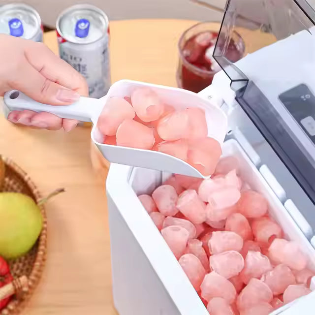 Freestanding Automatic Liquid Freezer Ice Generator 12Kgs Automatic Ice Makermachine Household Mini Portable Ice Maker Machine