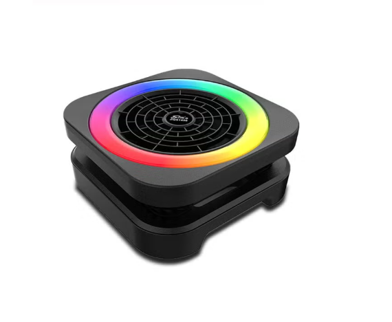 Sing-e Super Bass Speaker Portable Music Mini System With Light & Rechargeable USB Black 10W -ZQS1456
