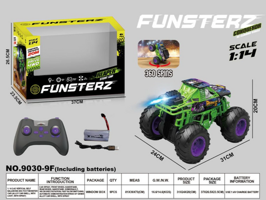 Dream 1:14 Bigfoot Stunt Car with Spray, 9030-9F