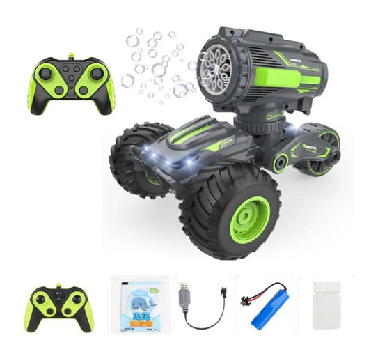 Adoree Stunt Remote Control rc Bubble Making FUN-C062A car Toy with Light &Music for Kids
