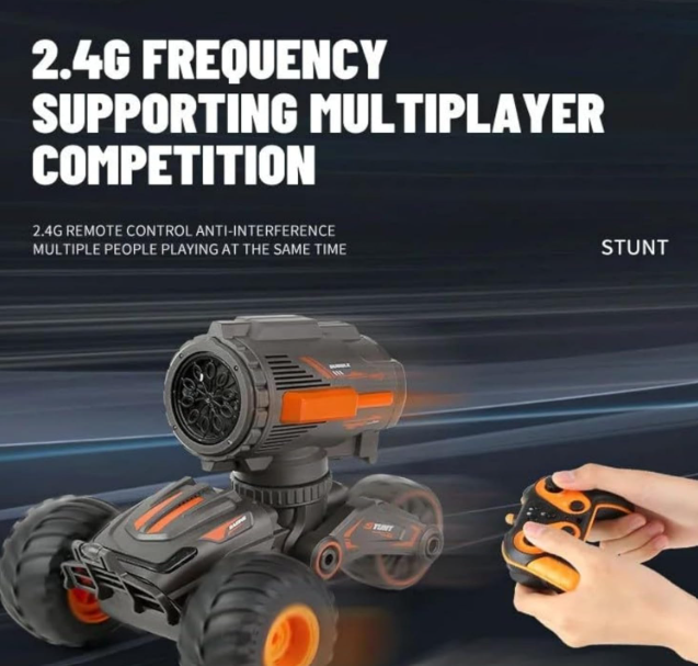 Adoree Stunt Remote Control rc Bubble Making FUN-C062A car Toy with Light &Music for Kids