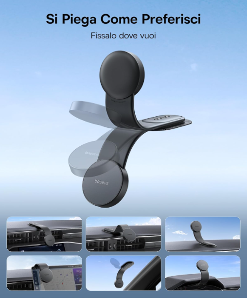 Baseus C02 Mobile Phone Holder Car Magnet for Dashboard