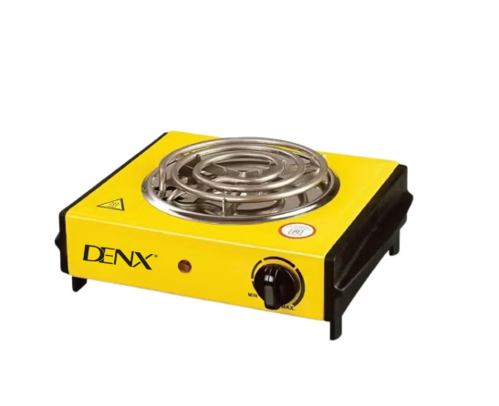 Mini Electric Stove, Single Burner Stainless Steel with Overheat Protection