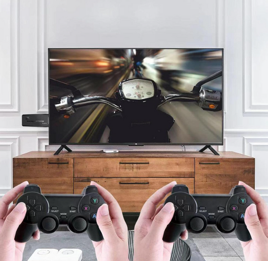 Dubee Game Consoles - HD Retro Game Console with 2.4G Wireless Controllers