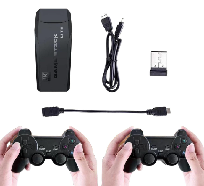Dubee Game Consoles - HD Retro Game Console with 2.4G Wireless Controllers