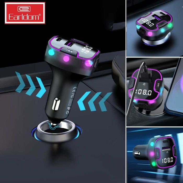 Earldom ET-M99 Car Charger with USB Port and LED Display