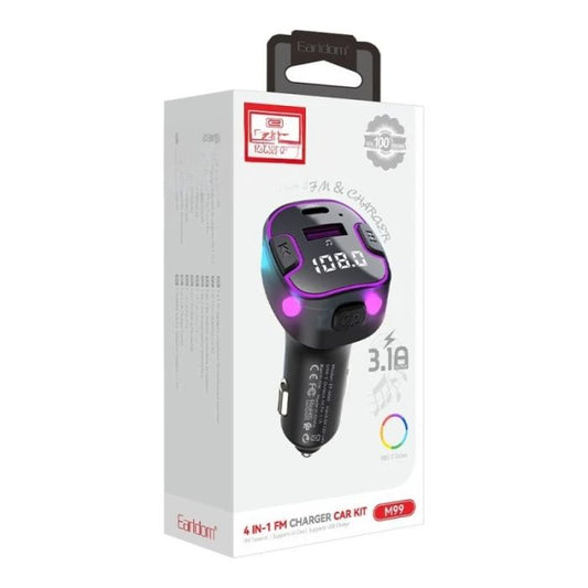 Earldom ET-M99 Car Charger with USB Port and LED Display