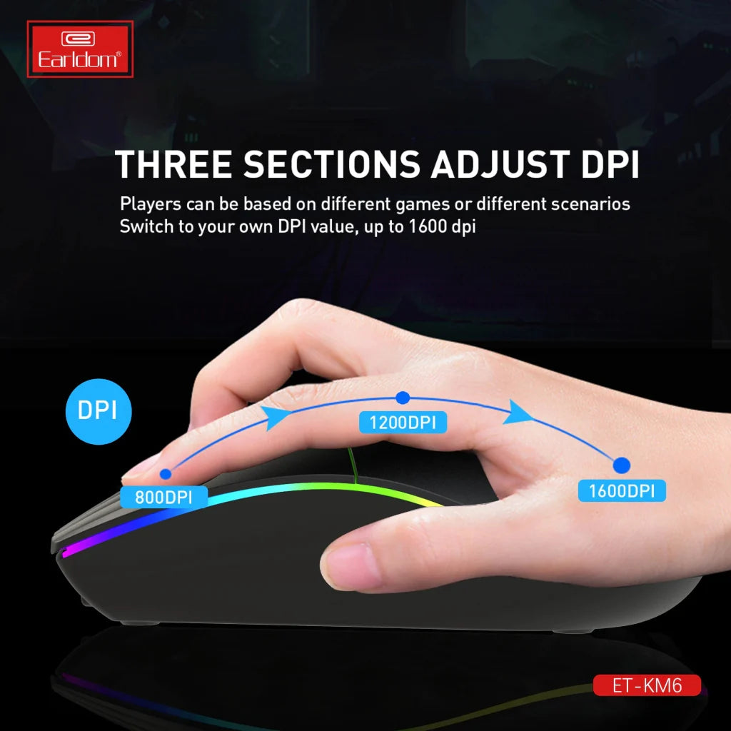 Wireless Gaming Mouse KM6, ET-KM6