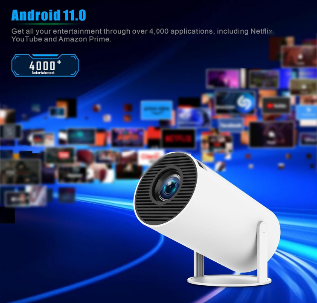 X88 Mini Projector HY300 Pro Wifi 6 BT5.0 With Android 11.0 OS