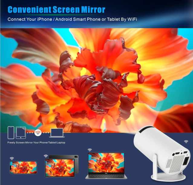X88 Mini Projector HY300 Pro Wifi 6 BT5.0 With Android 11.0 OS