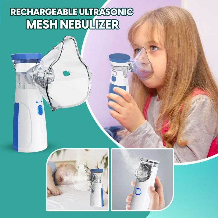 Rechargeable Ultrasonic W301 Mesh Nebulizer for Adult and Baby