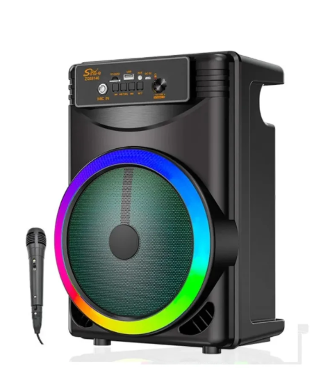 Bigcolorworld Bluetooth Speaker Large Portable 15w Tws Rgb Black
