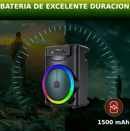 Bigcolorworld Bluetooth Speaker Large Portable 15w Tws Rgb Black