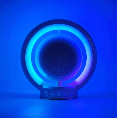Mini Karaoke Wireless Bluetooth Light Show Speake Dual Microphone Speaker 3D Stereo Amplifier With Stand Bluetooth Speakers Home mini Karaoke KTV
