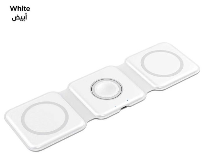 O-Lonnie HD-02 3 in 1 Portable Folding Magnetic Wireless Charger 15W