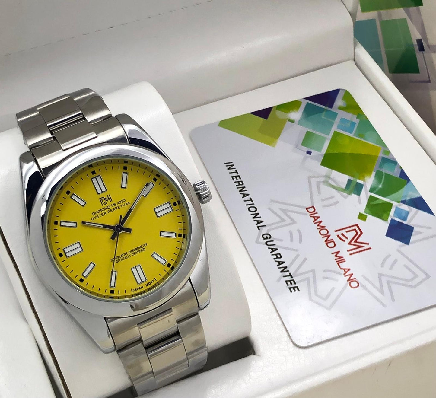 Prestige – Men’s Stainless Steel Watch with Green Dial